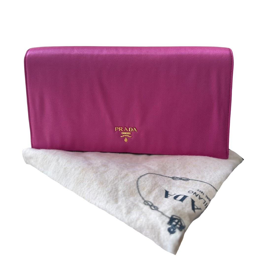 Prada Pink Clutch