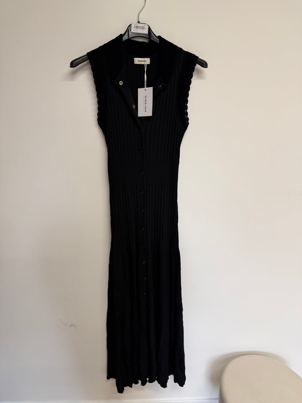 Preloved Sandro Dress Size 8-10 Black
