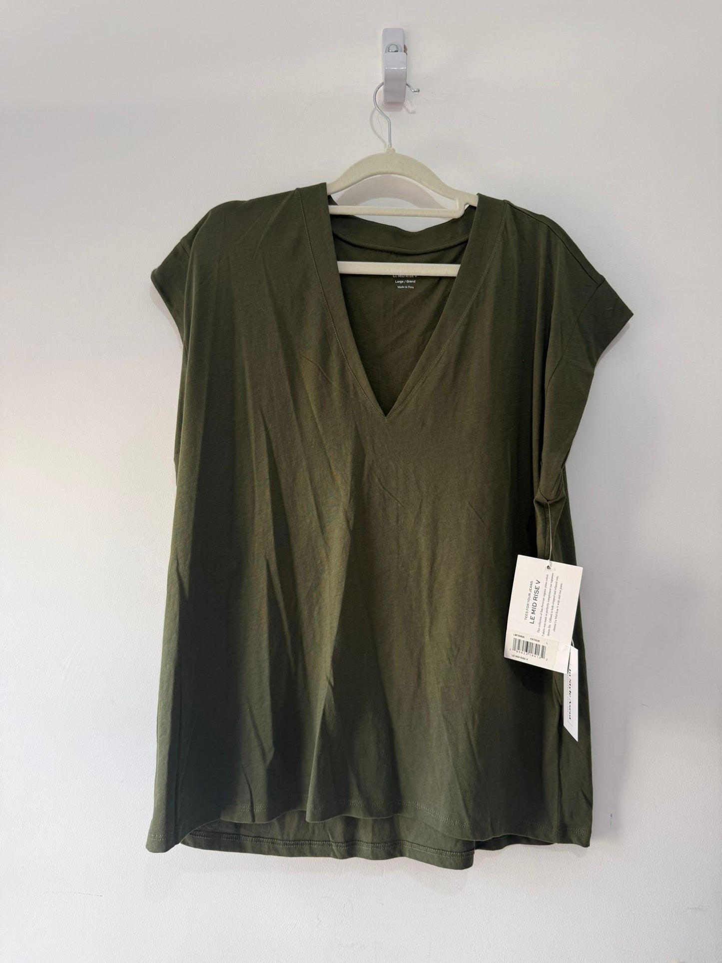 Pre-loved Khaki Frame Top, Large