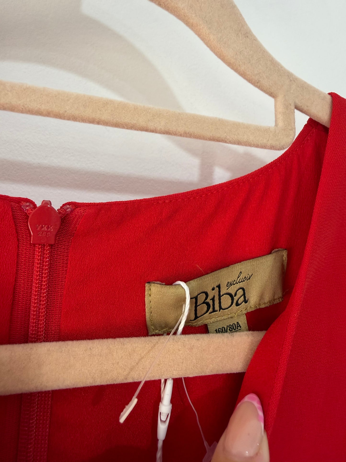 Preloved, Red Biba Dress, Size 12