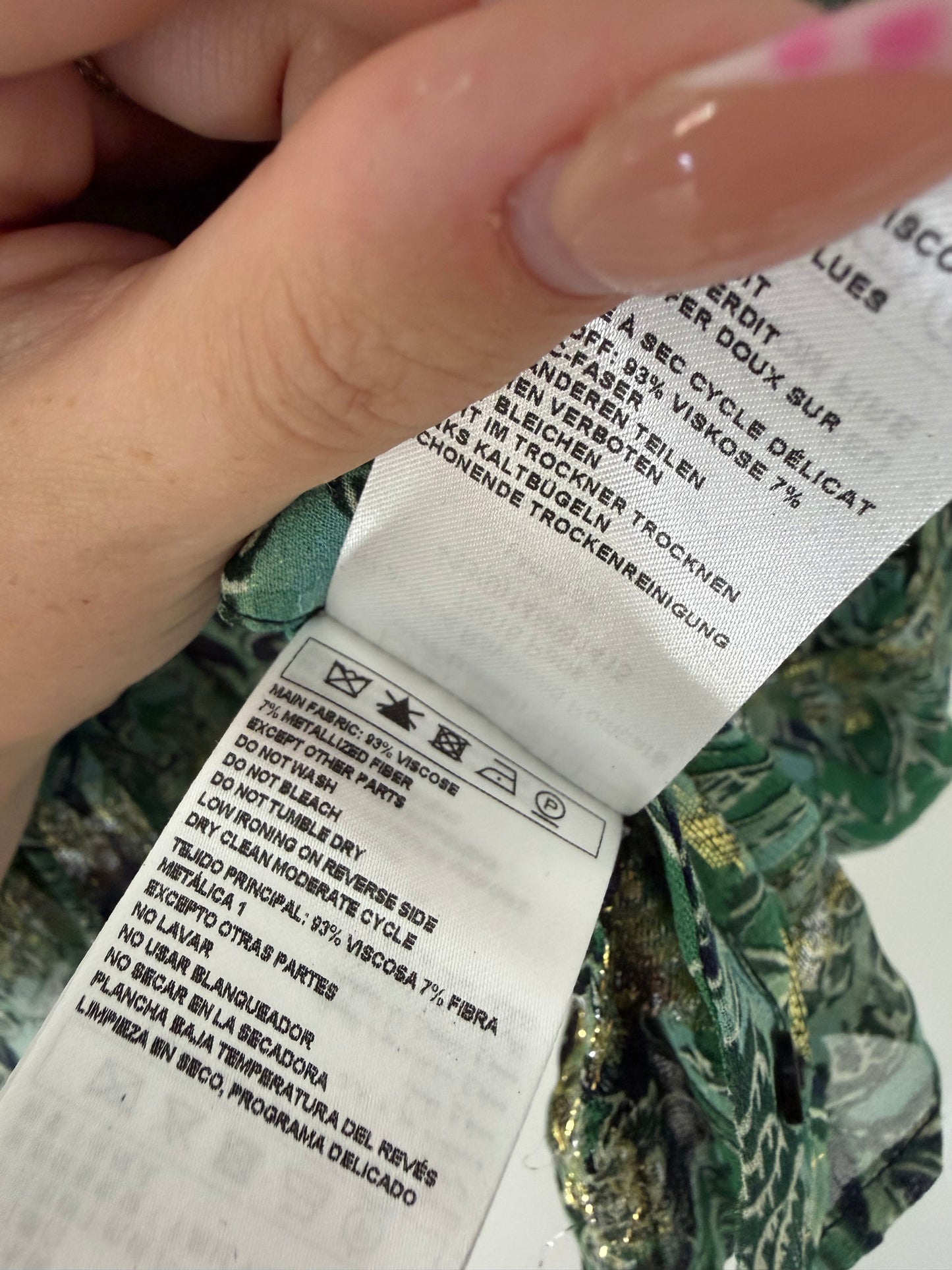 Pre-Loved Green Ba&sh Blouse, L