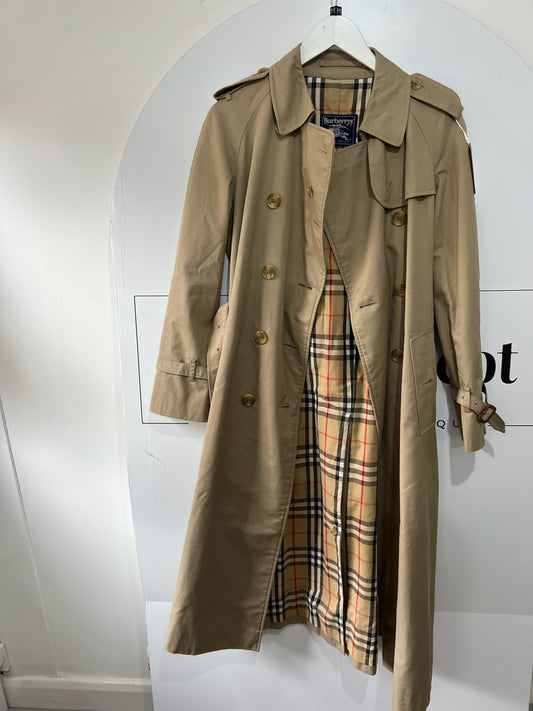 Beige Burberrys Trench Coat, 10-12