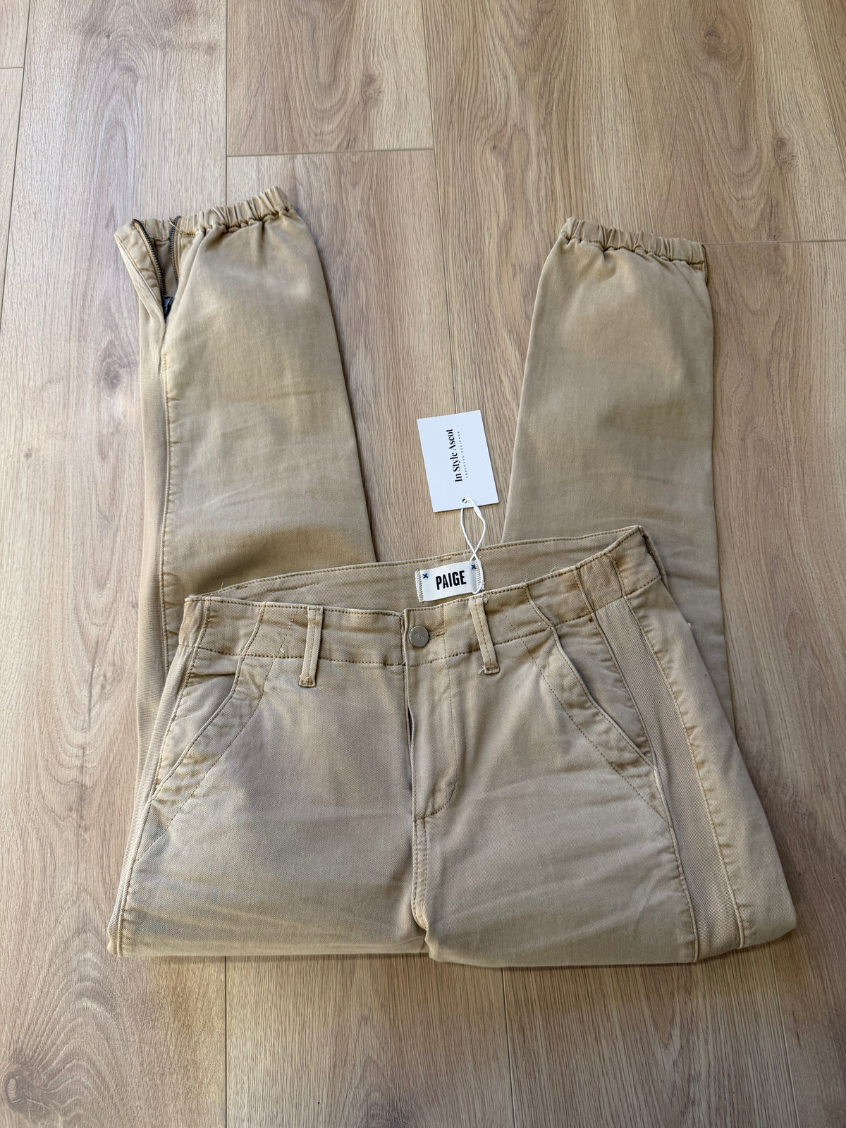 Preloved Paige Jeans Waist 26 Beige
