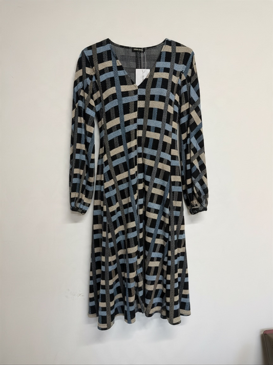 Preloved Stine Goya Dress Size XS Black, White and Blue