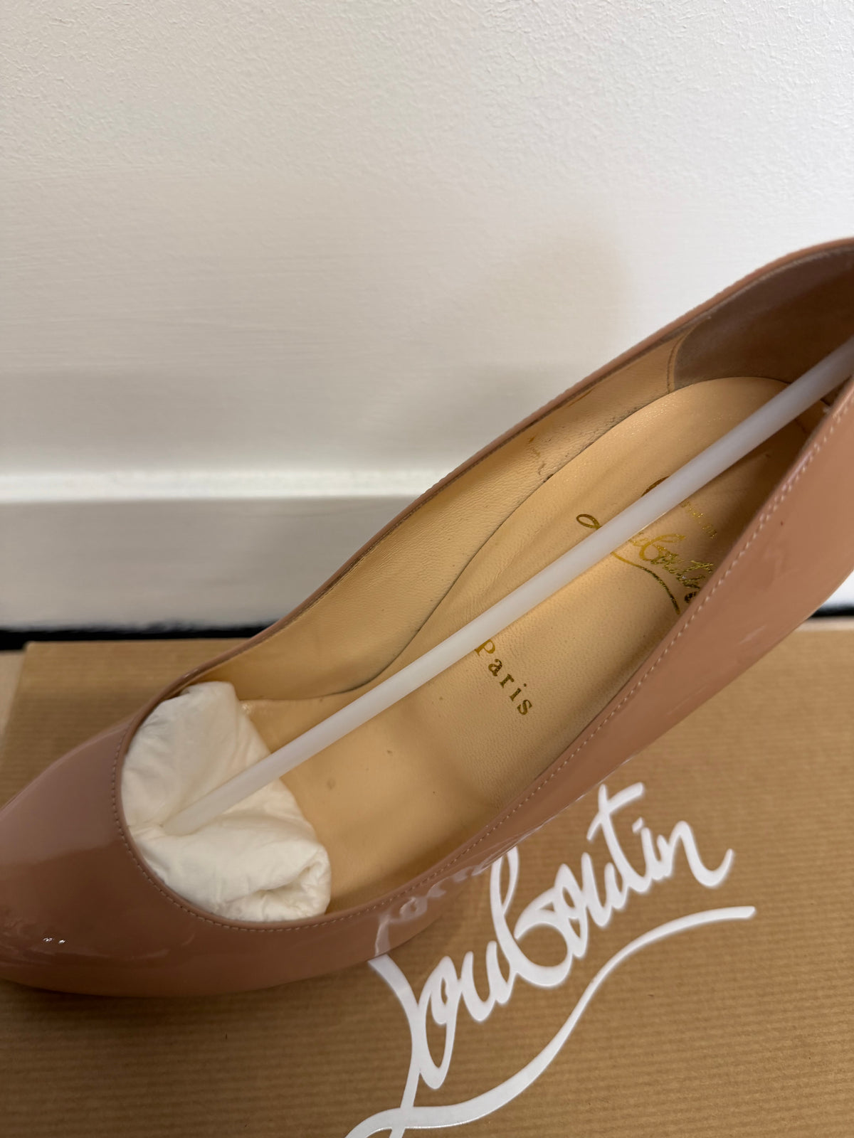 Preloved Christian Louboutin Shoes Size 38.5/39 (5.5/6) Beige Nude