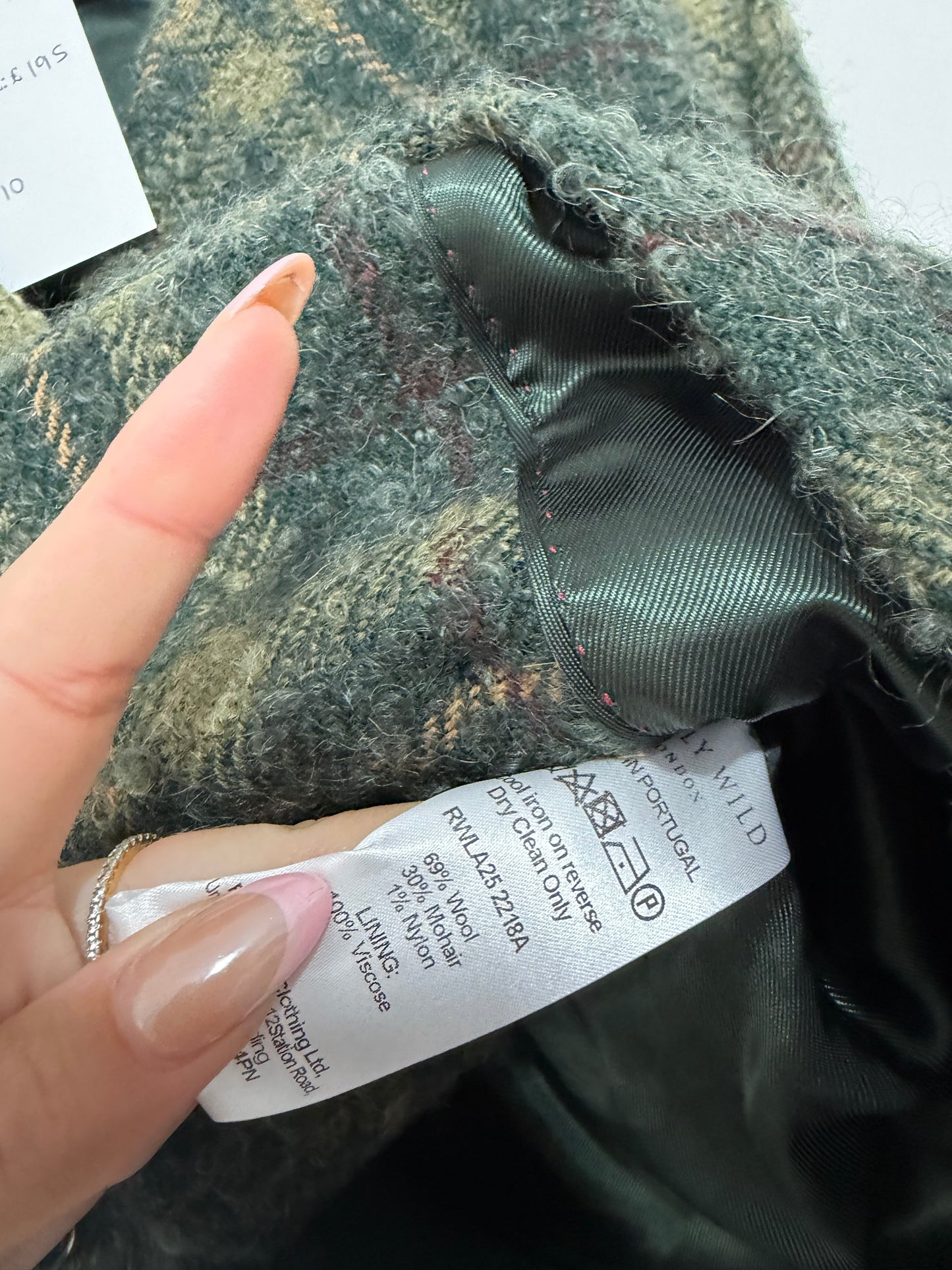 Preloved Green Really Wild Jacket Size 10