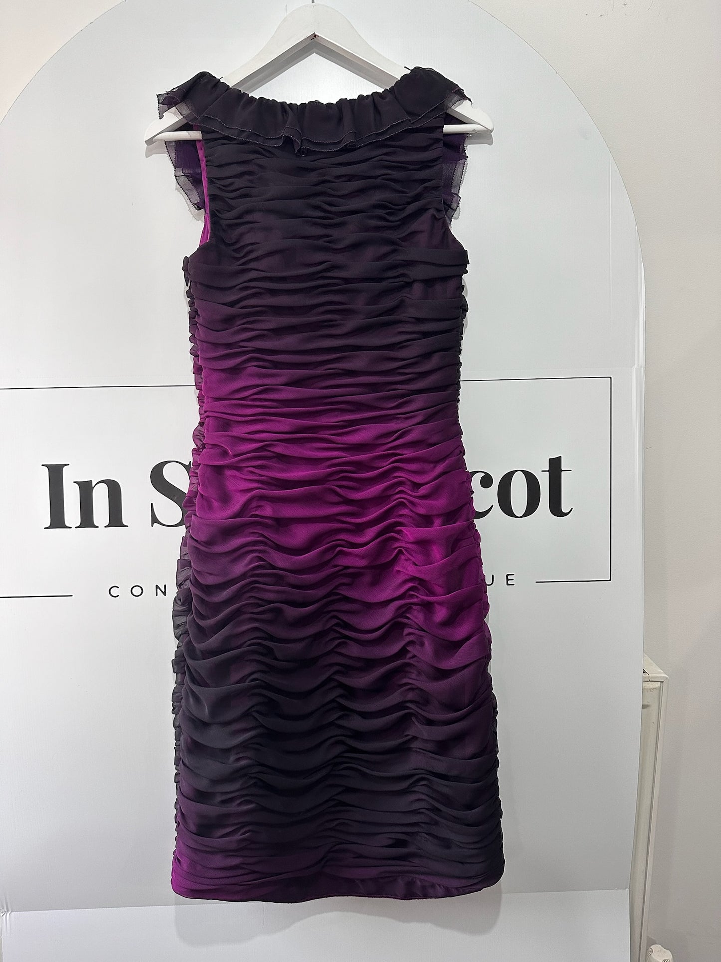 Purple Adrianna Papell Cocktail Dress, 10