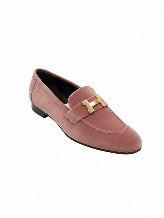 Preloved Hermes Loafers Size 4 Brand New Bois De Rose