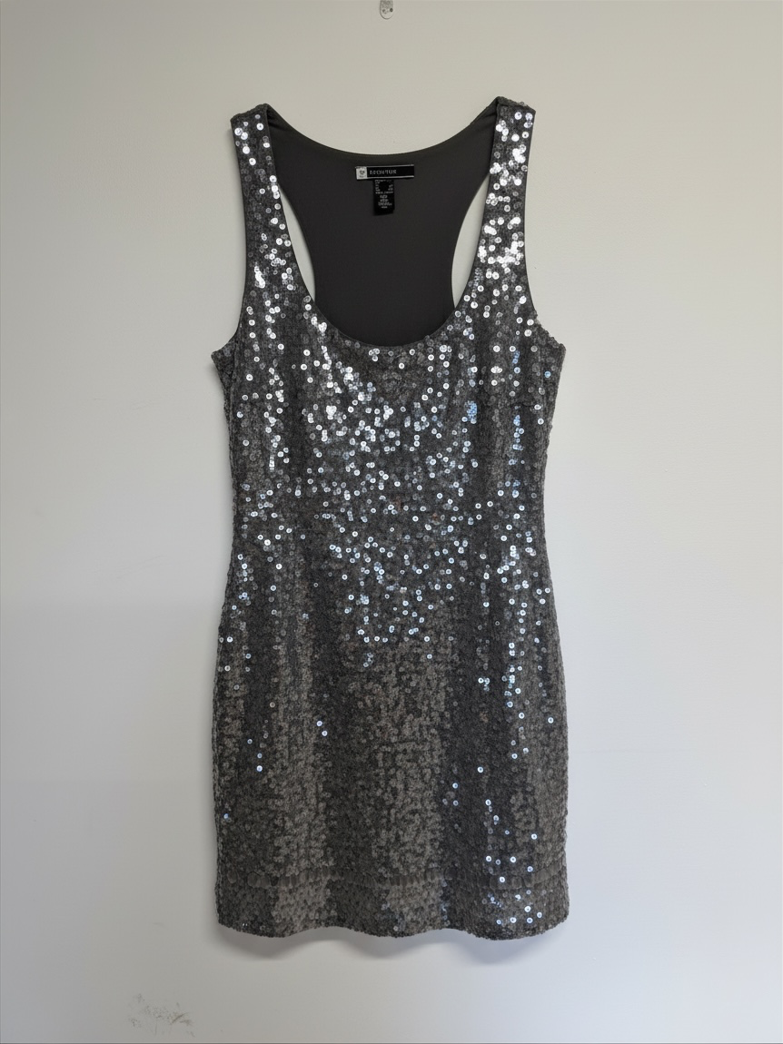 Preloved JS Boutique Dress Size 10 Grey