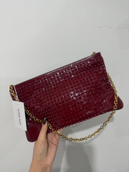 Burgundy Red Rockstud Christian Louboutin Bag, limited edition