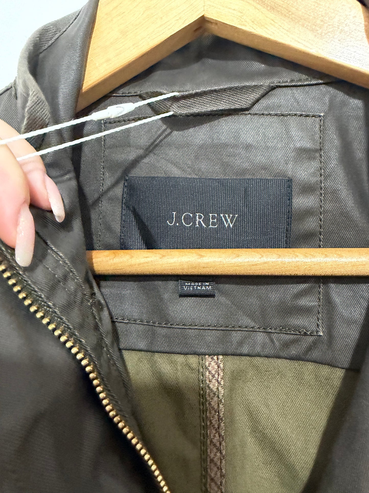 pre owned khaki J.Crew Jacket, Medium