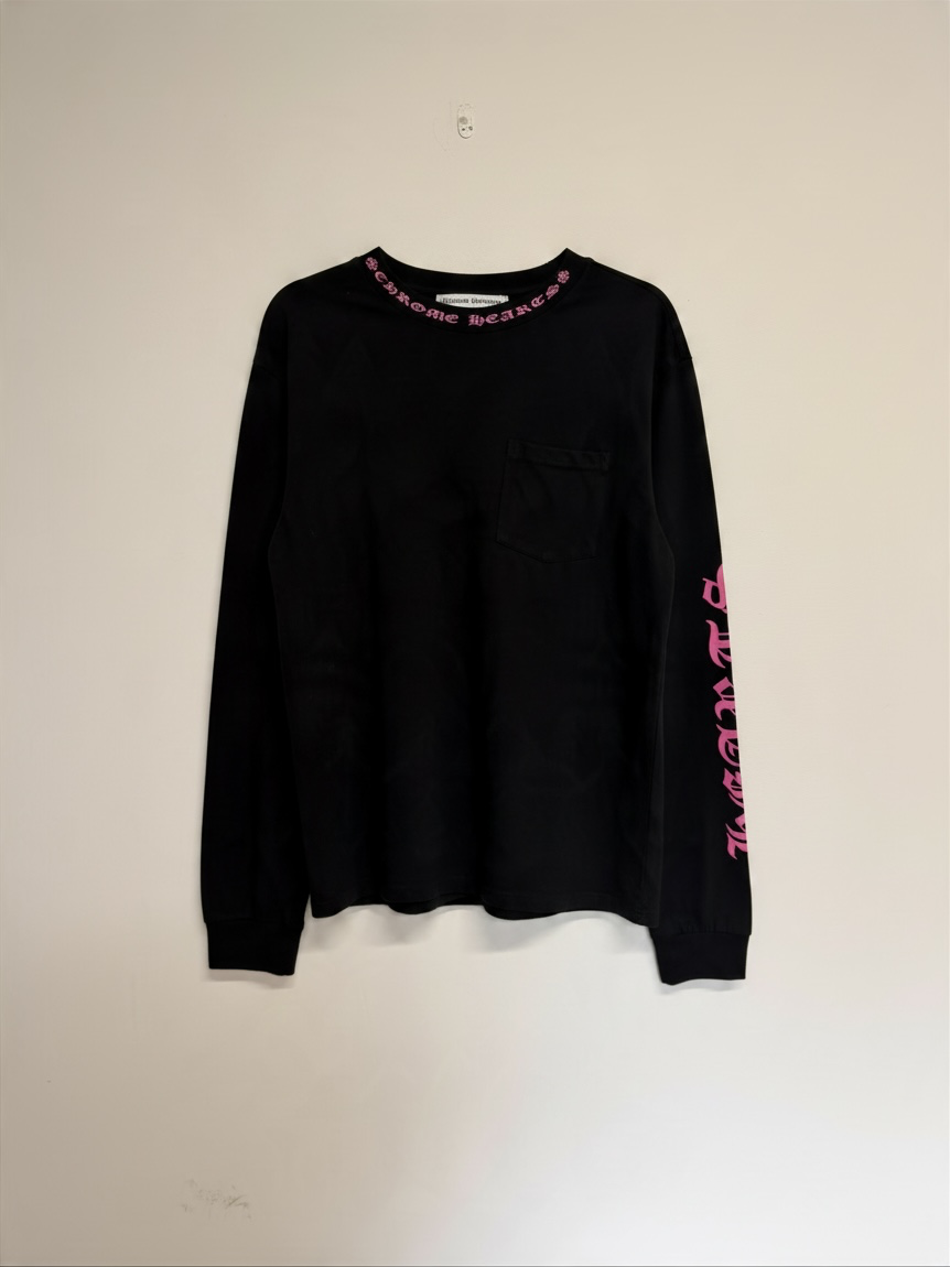 BNWT Chrome Hearts X Comme des Garcons Top Size Medium Black and Pink