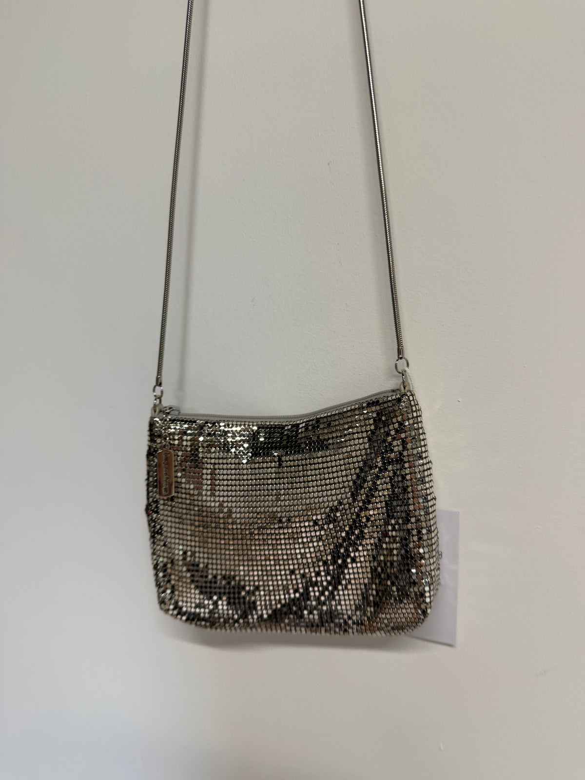 Preloved Whitting and Davis Handbag Silver
