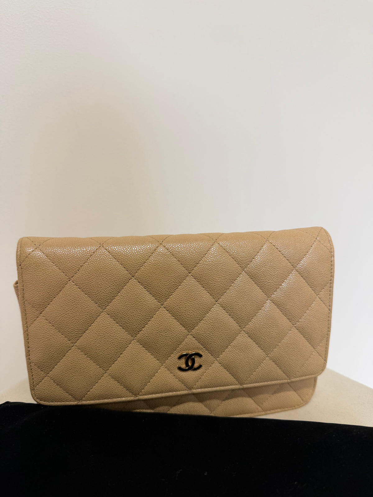 Preloved Chanel Handbag Beige