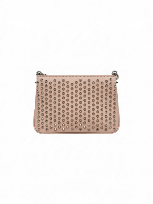 Preloved Christian Louboutin Bag Light Pink and Studded