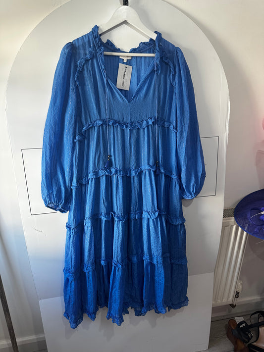 Blue Dea kudibal Summer Dress, S but fits M