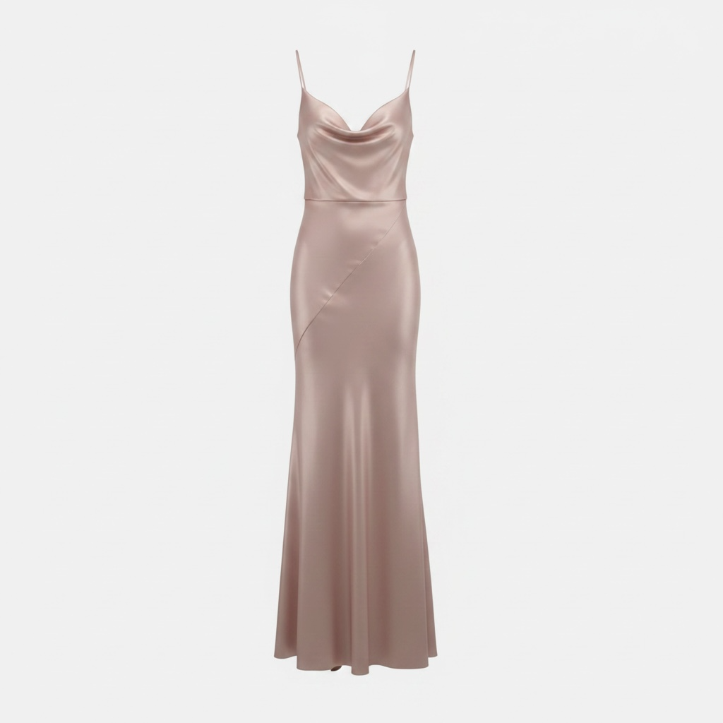 Preloved, Rose Gold Violet Aurora  Dress, UK 12