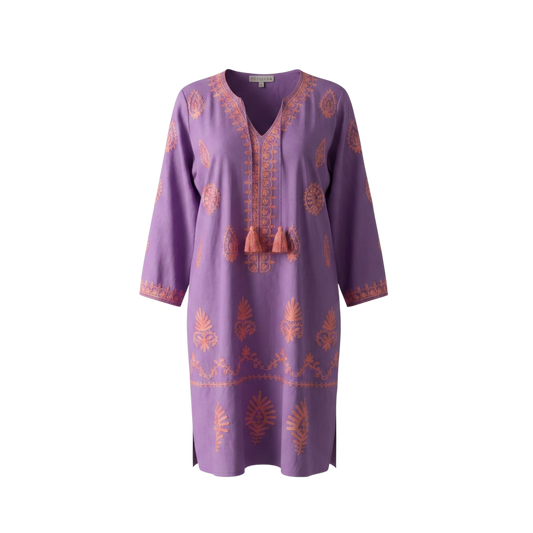 Preloved lilac & pink Pranella Cover up, L