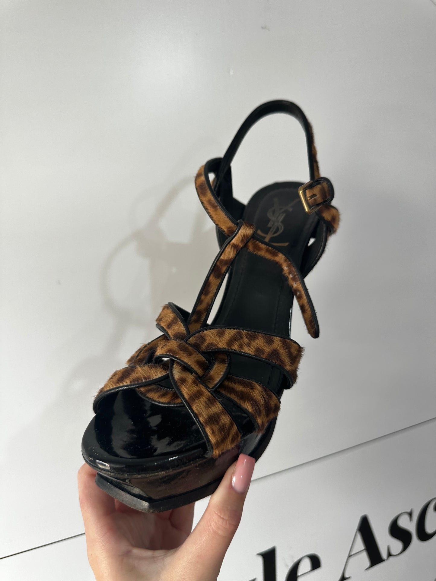 Leopard YSL Heels, 6.5