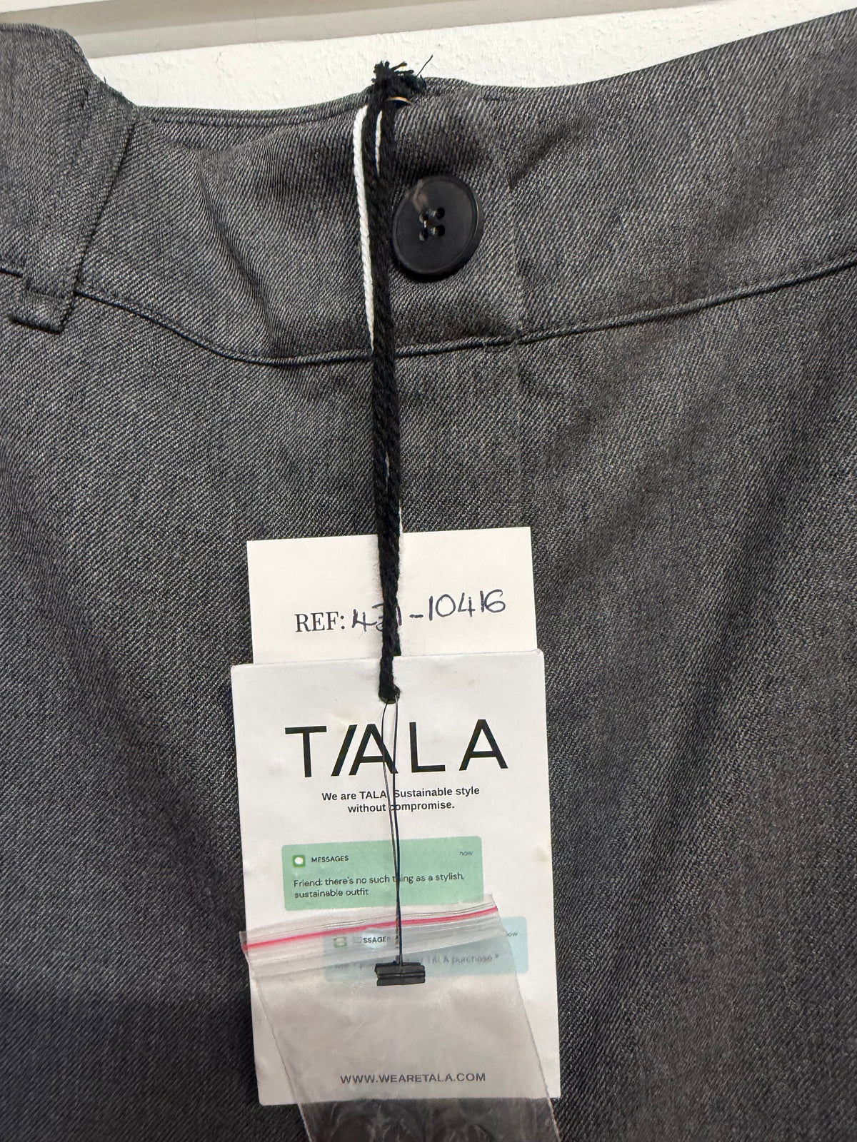 Preloved BNWT TALA Trousers Size M Grey