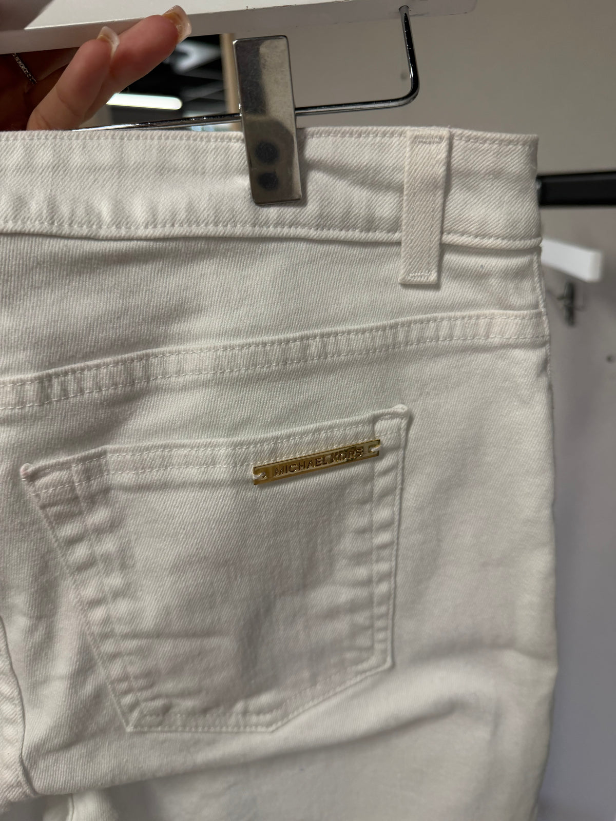 Preloved Michael Kors Jeans Size 12 White