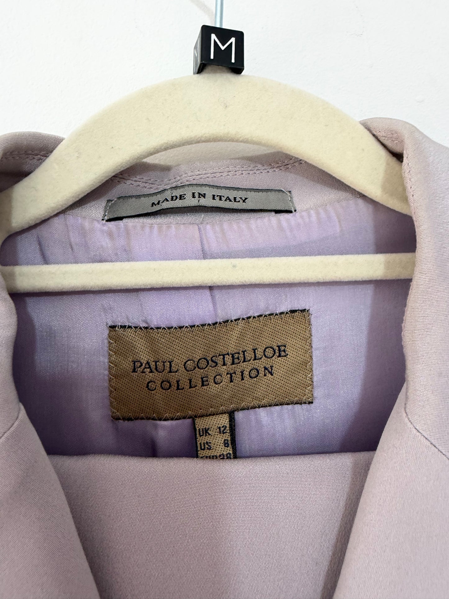 Preloved, Purple Paul Costelloe Skirt Suit Set, UK 12