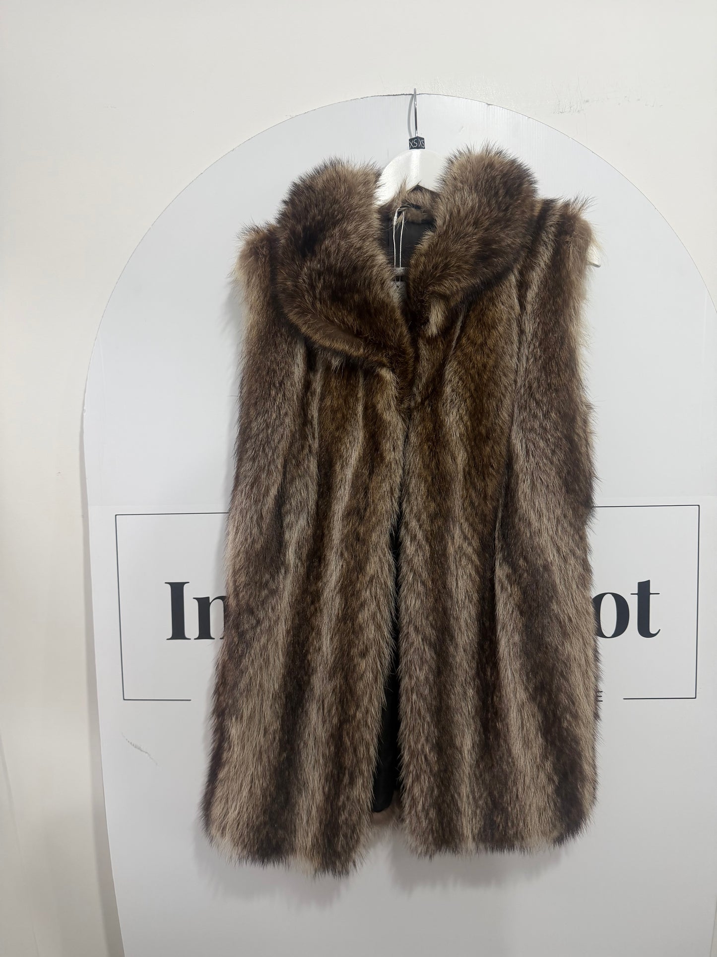 Size 10 Fur Gilet Coat