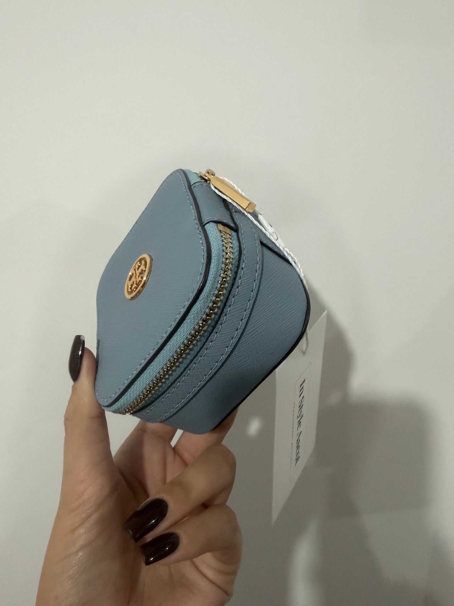 Blue Tory Burch Jewellery Case, Mini