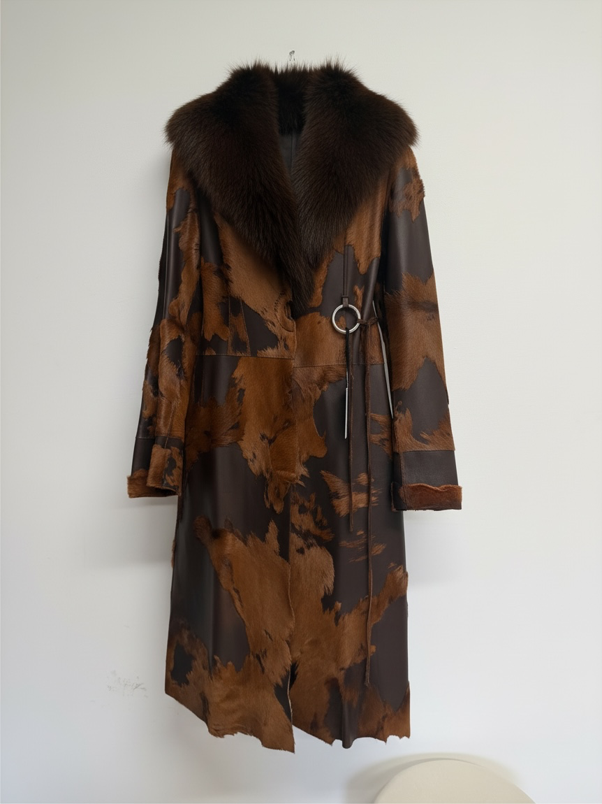 Preloved Coat Size Medium Brown