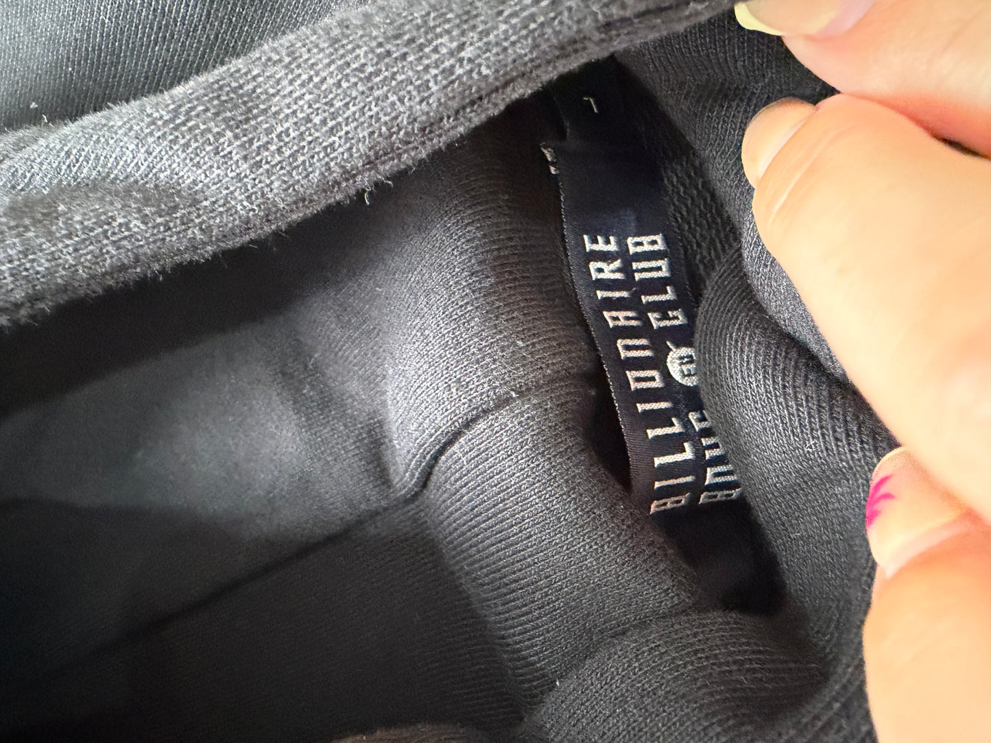 Preloved Black Billionaire Boy's Club Hoodie, Large