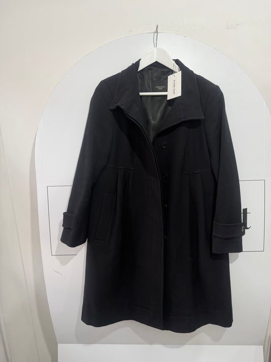 Black MaxMara Coat, Size 10