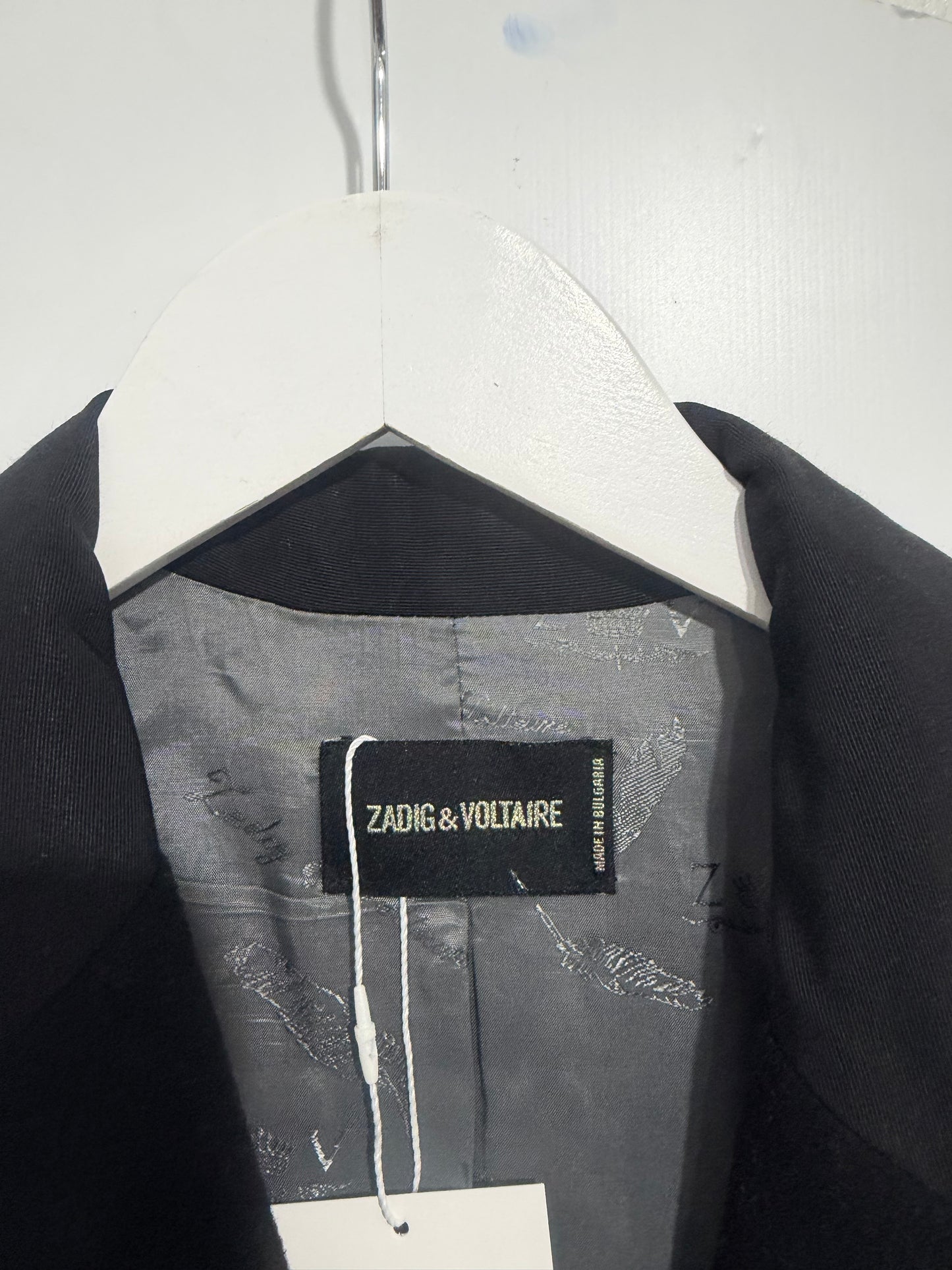 Black Zadig & Voltaire Wool and Cashmere Coat, Size