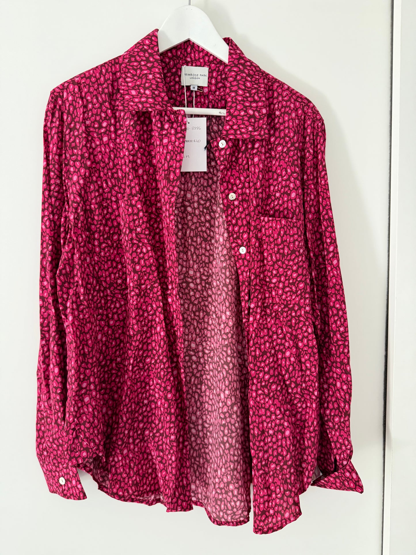 Pre-Loved Pink Primrose Park Blouse, M