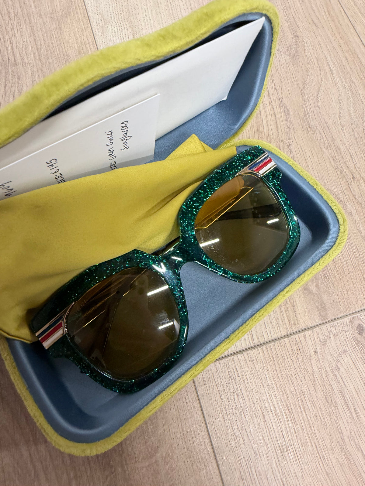 Preloved Gucci Sunglasses Green