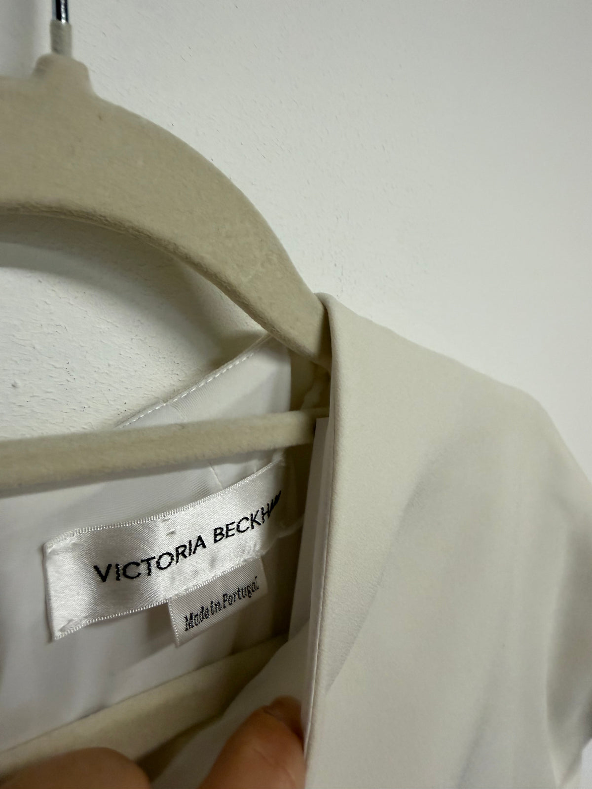 Preloved Victoria Beckham Dress Size 8 White