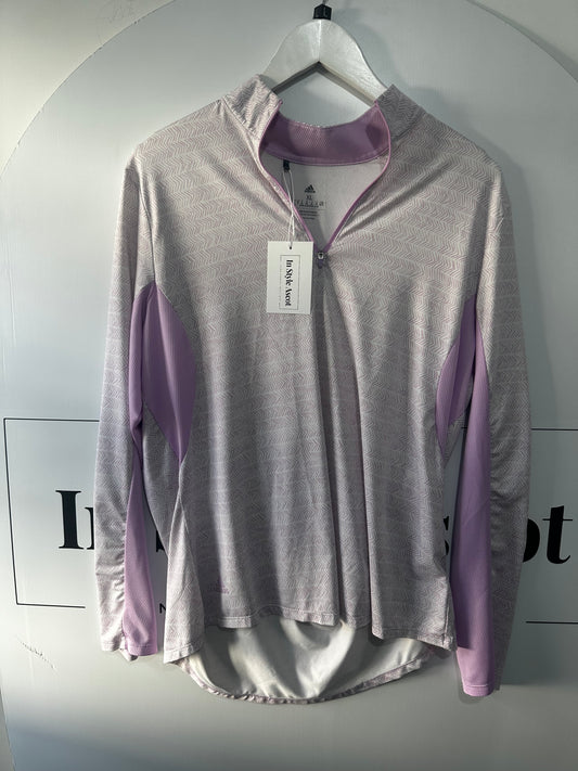 Pink Adidas 1/4 Zip Jacket, XL