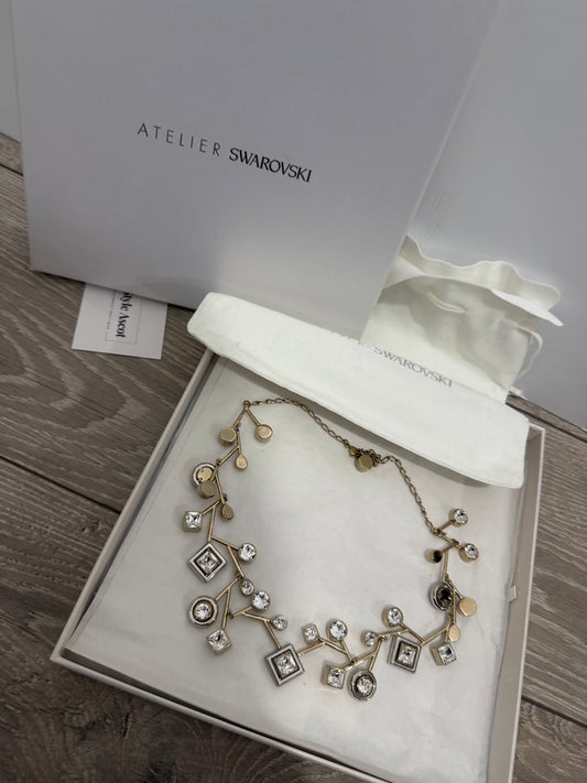 Crystal & Gold Hardware Swarovski Atelier Necklace