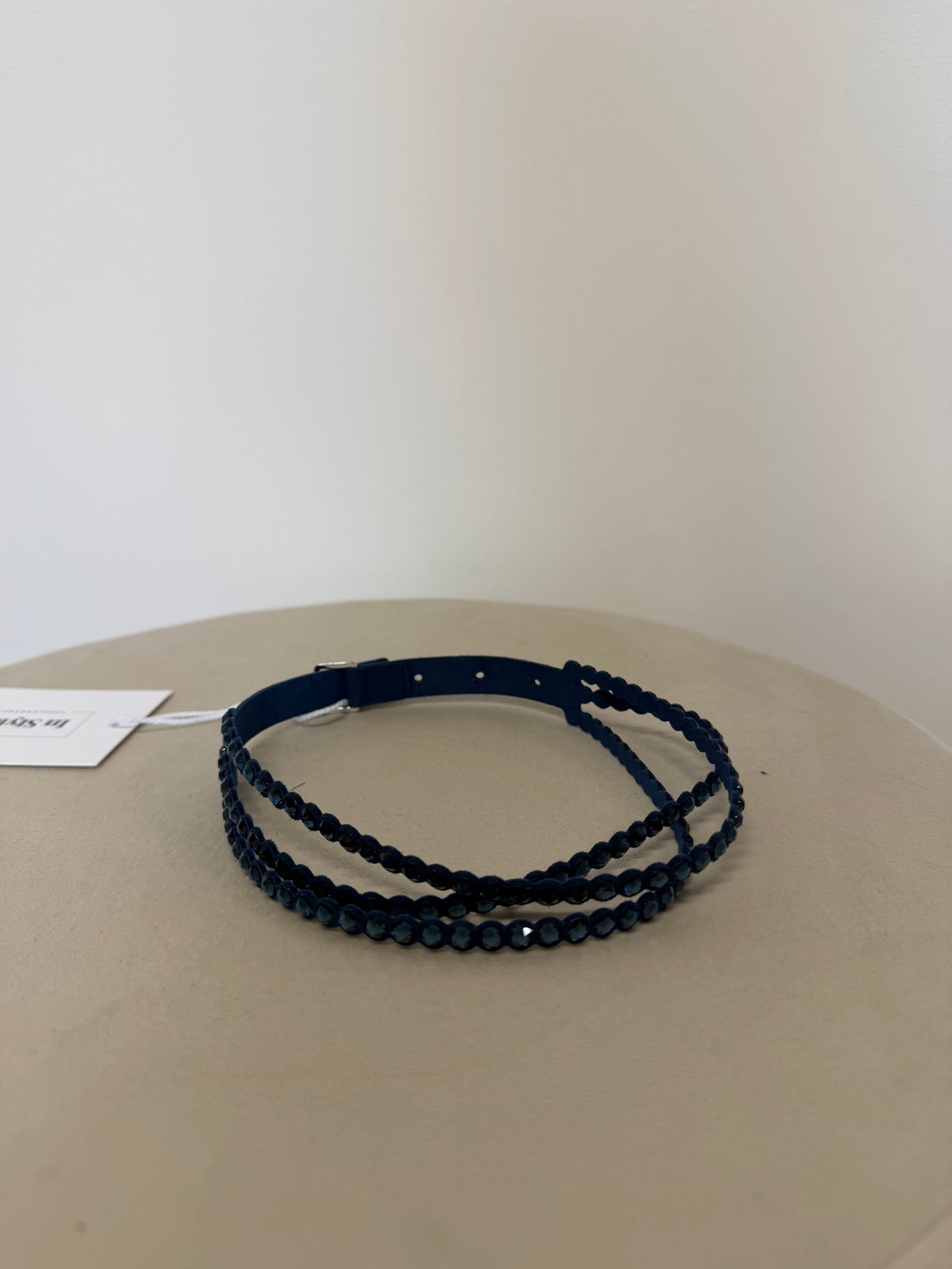 Preloved Swarvoski Choker Navy