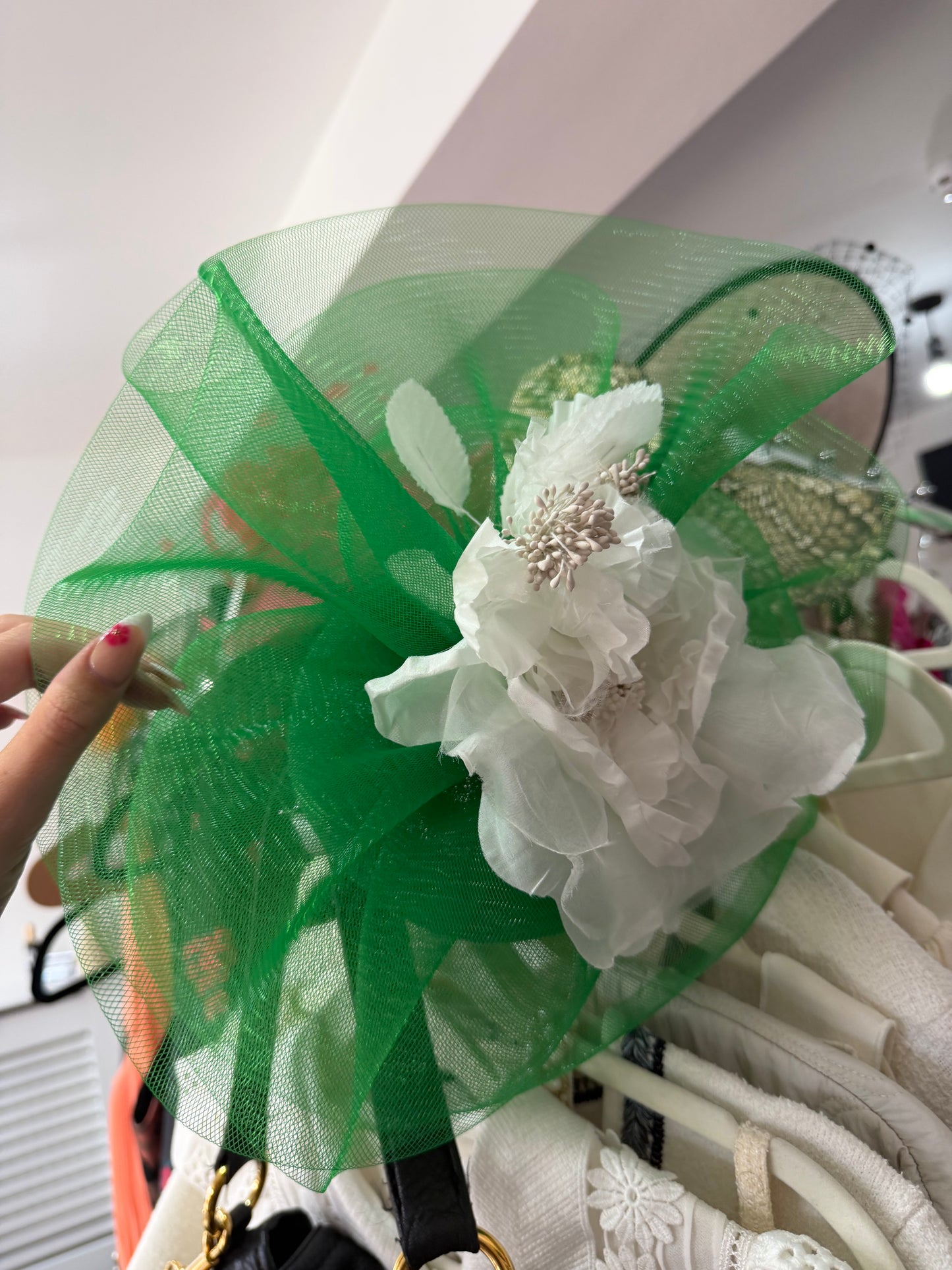 Preloved, Green Snoxell & Gwyther Fascinator