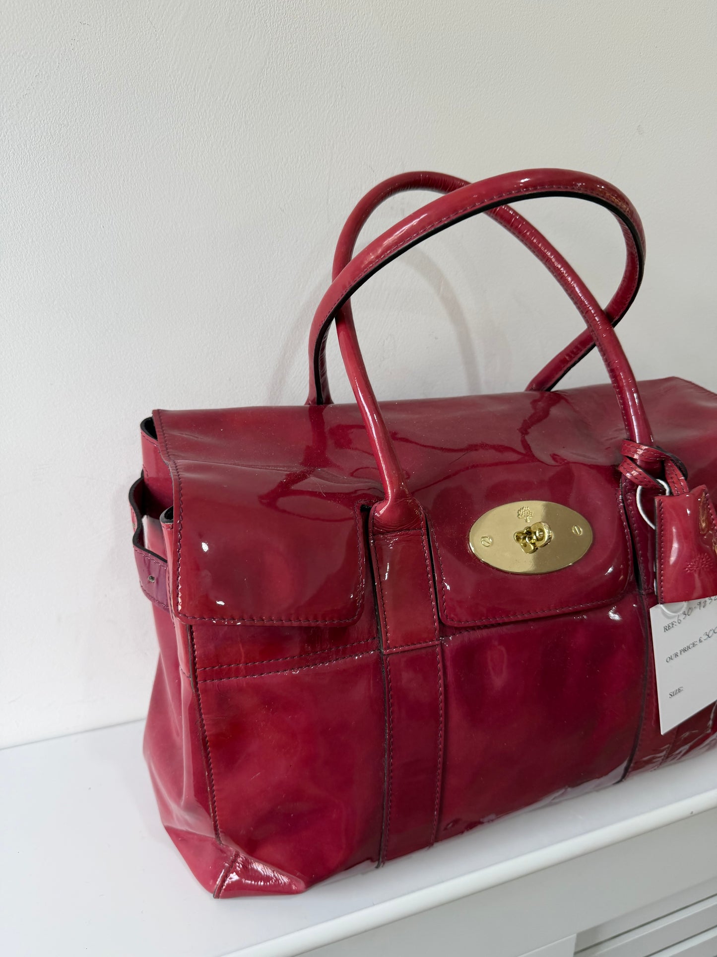 Preloved Mulberry bayswater Burgundy