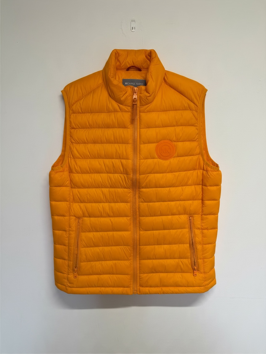 Preloved Micheal Kors Body Warmer Medium Vibrant Orange