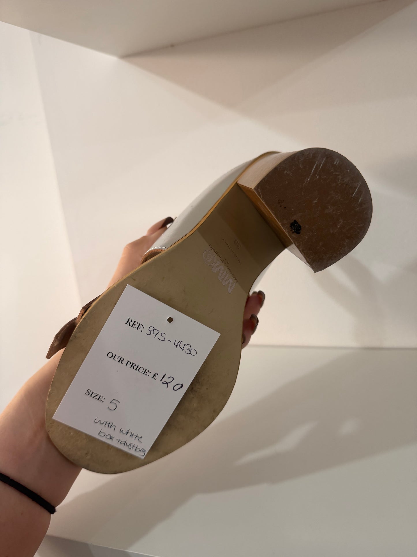 Silver BNWT Maison Martin Margiela Heels, 5