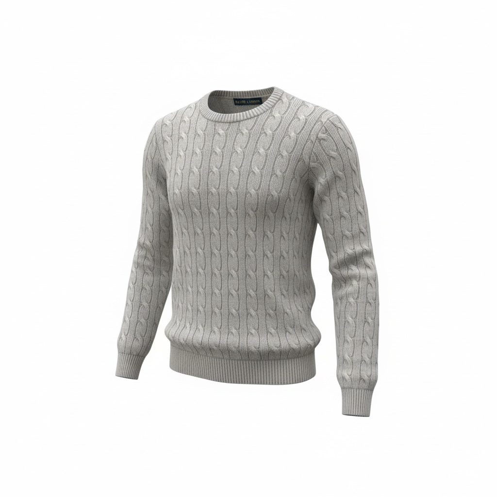 Grey Ralph Lauren Cashmere Jumper, Size S