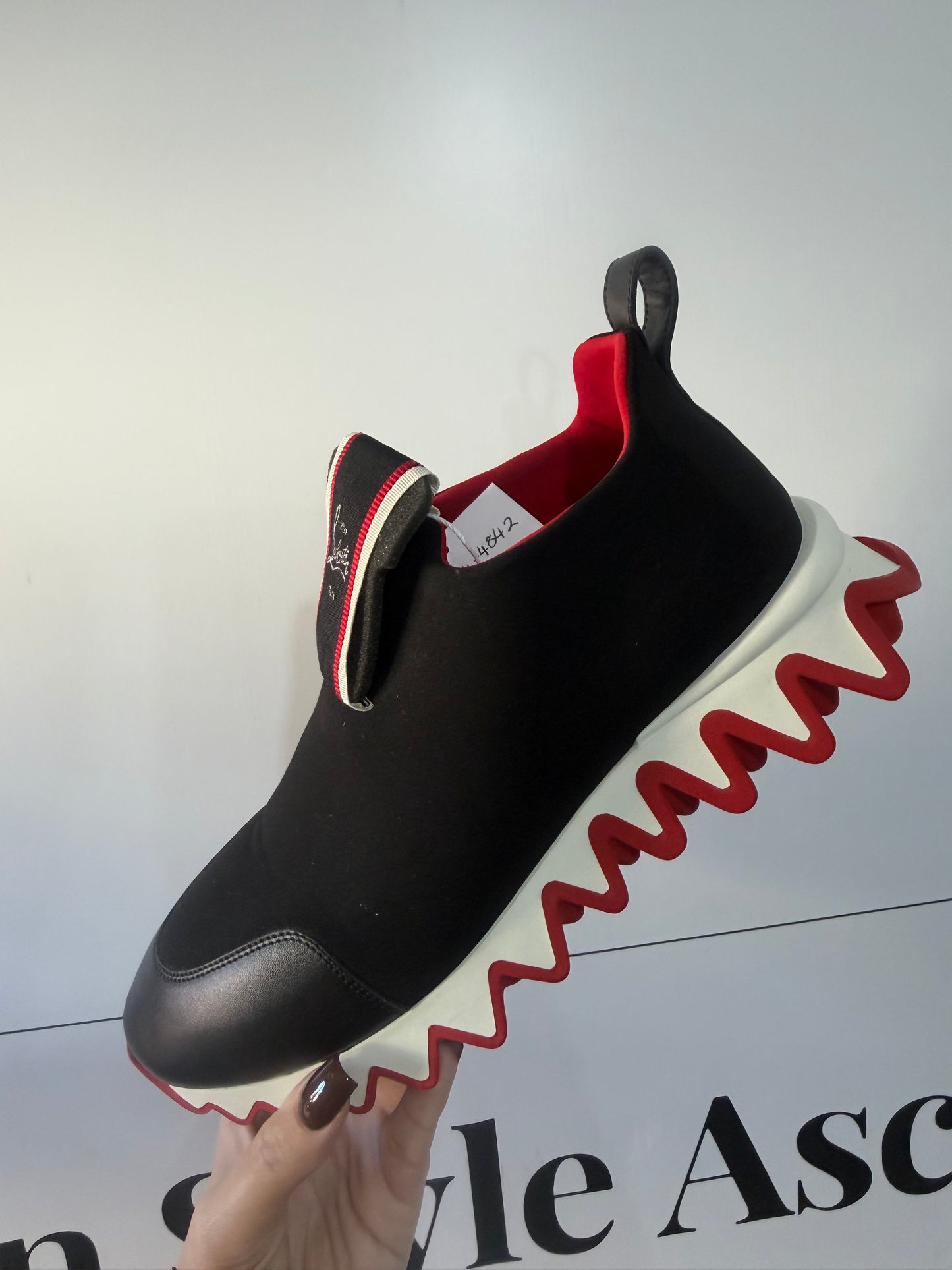 Loubishark Christian Louboutin Men’s Sneakers, Size 43