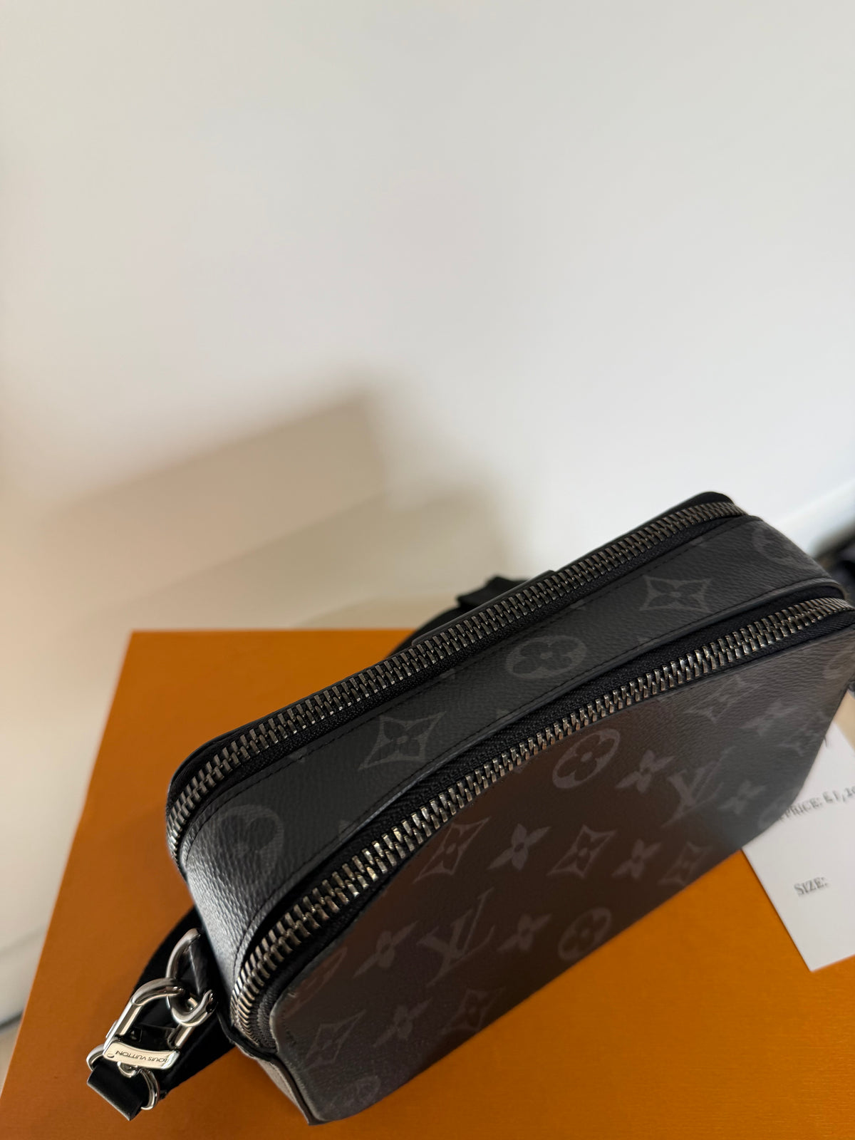 Preloved Louis Vuitton Handbag Preowned Black and White