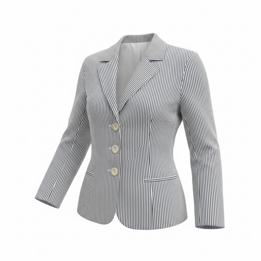 Stripey Hobbs Blazer, Size 8-10