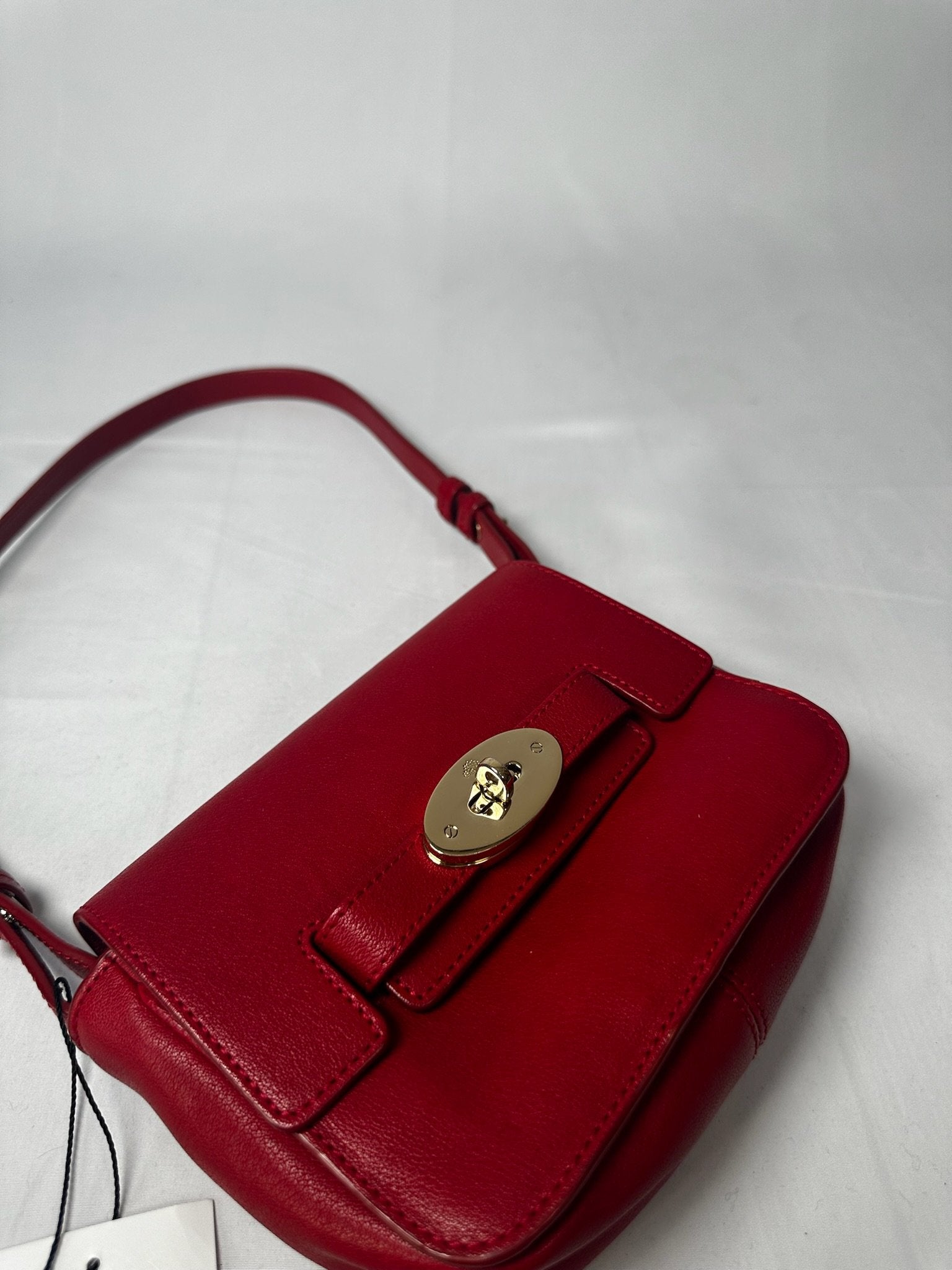 Red Mini Cross Mulberry Bag