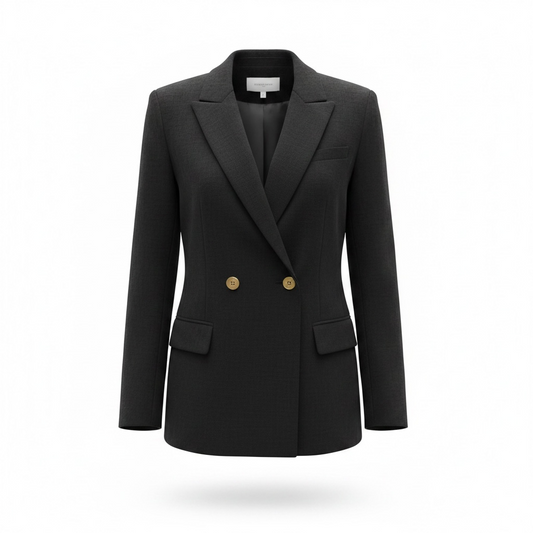 Preloved Black Harris Wharf London Blazer Jacket, Size UK 14