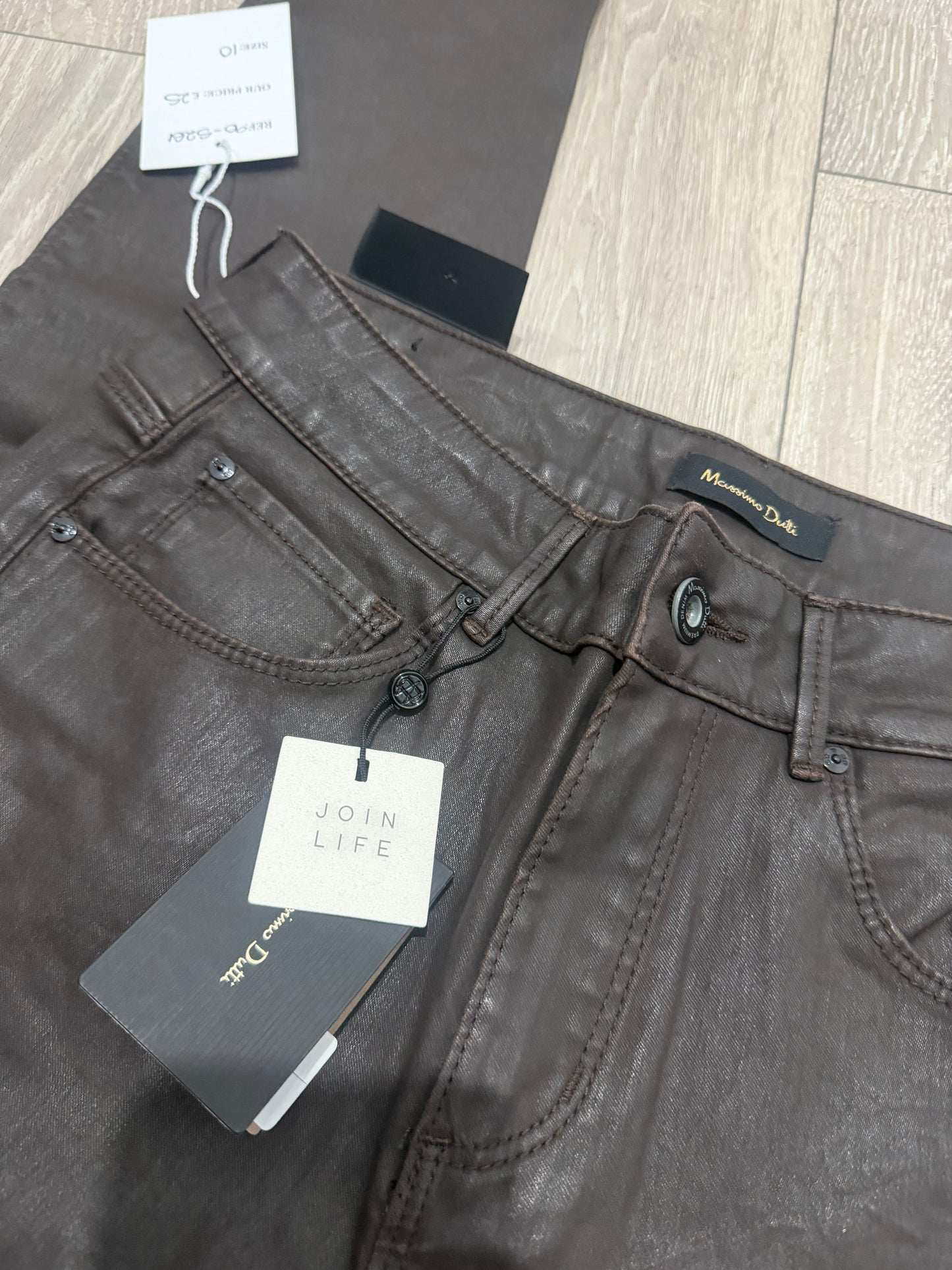 Brown Massimo Dutti Trousers, Size 10