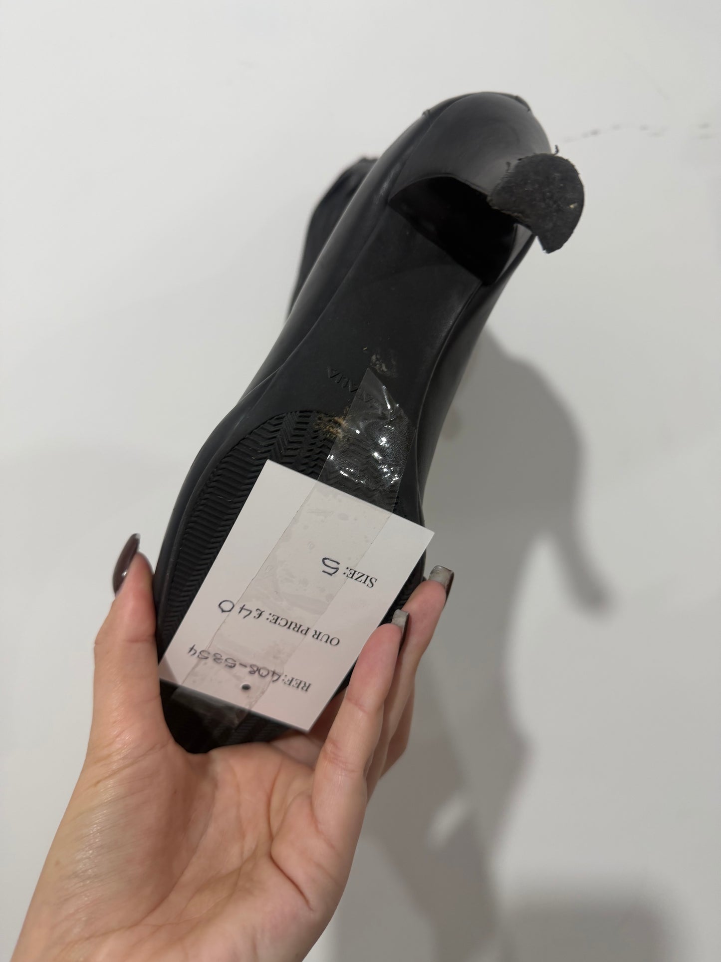 Black Russel and Bromley Aquatalia Ankle Boots, Size 38 - UK 5